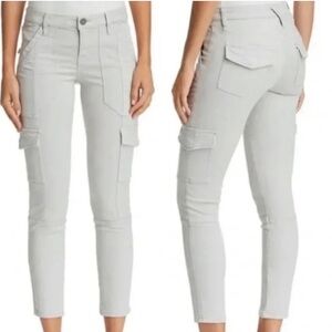 Joie Light Grey Skinny Cargo Pants Size 31
